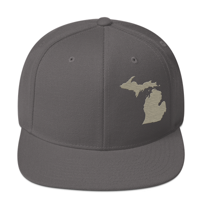 Michigan Vintage Snapback | Petoskey Beige Outline