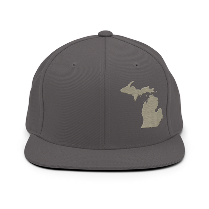 Michigan Vintage Snapback | Petoskey Beige Outline