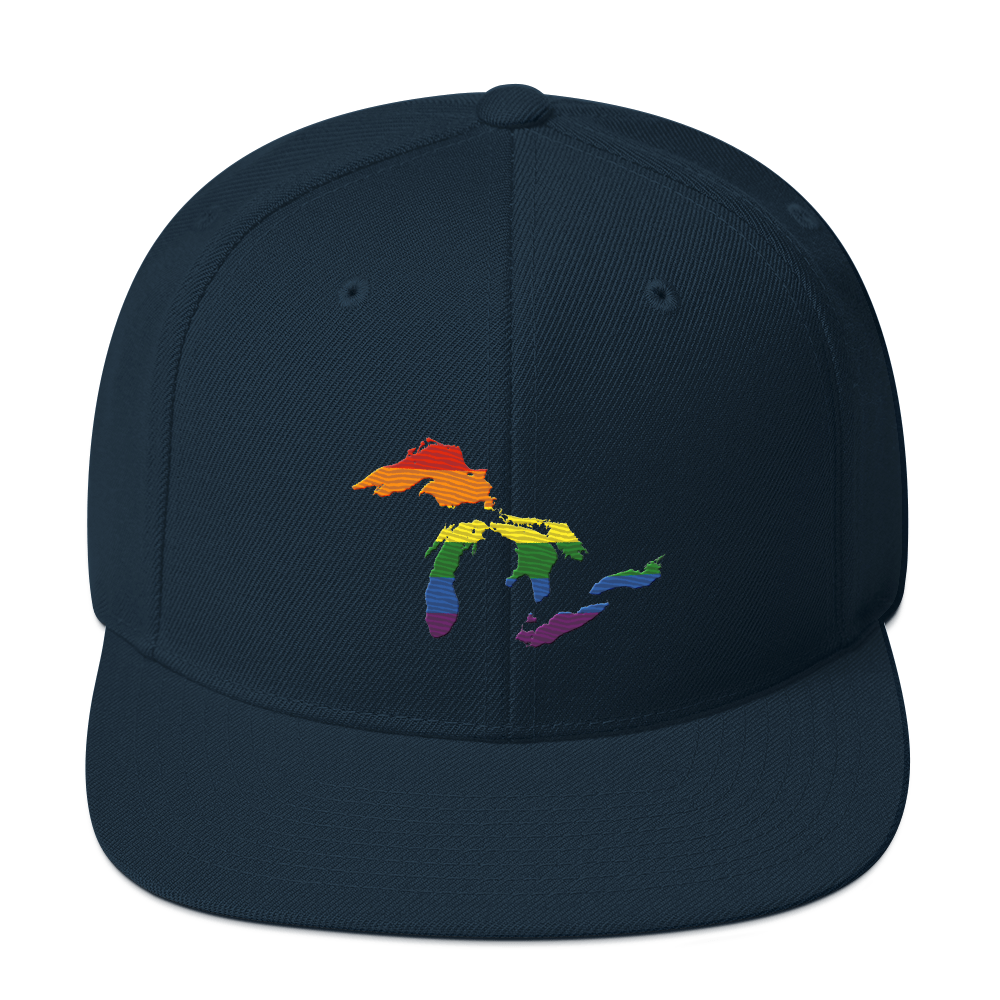 Great Lakes Vintage Snapback (Rainbow Pride Edition)