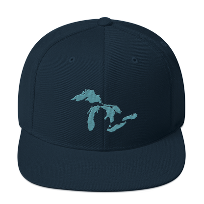 Great Lakes Vintage Snapback (Huron Blue)