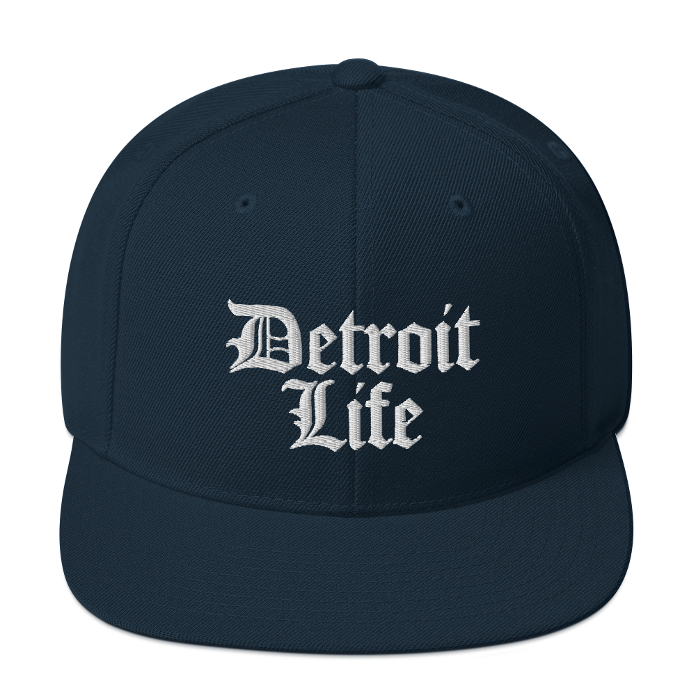 'Detroit Life' Vintage Snapback | 6-Panel