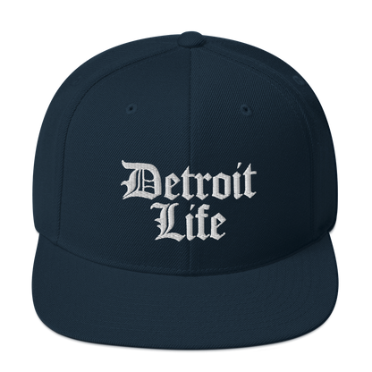 'Detroit Life' Vintage Snapback | 6-Panel