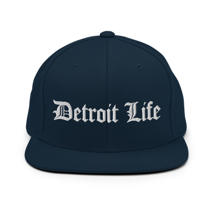 'Detroit Life' Vintage Snapback (Horizontal) | 6-Panel