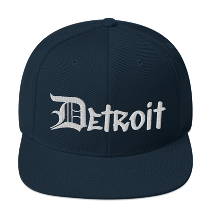 'Detroit' Vintage Snapback (OED Tag Font)