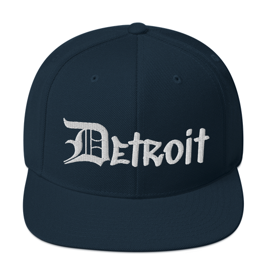 'Detroit' Vintage Snapback (OED Tag Font)