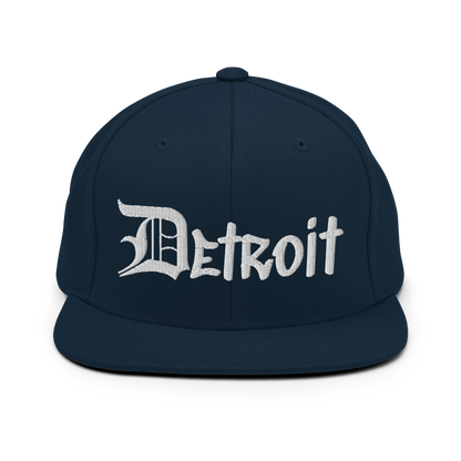 'Detroit' Vintage Snapback (OED Tag Font)