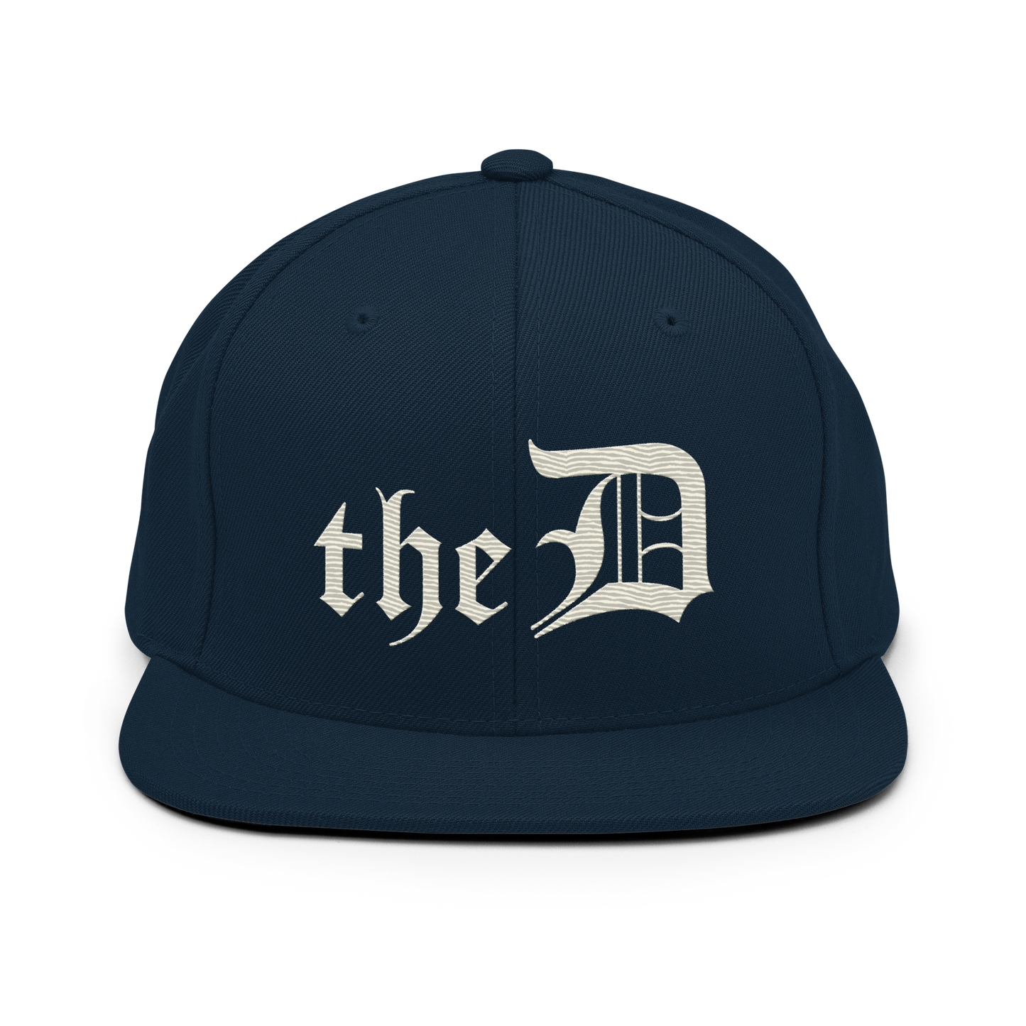 Detroit 'The D' Vintage Snapback | Ivory White