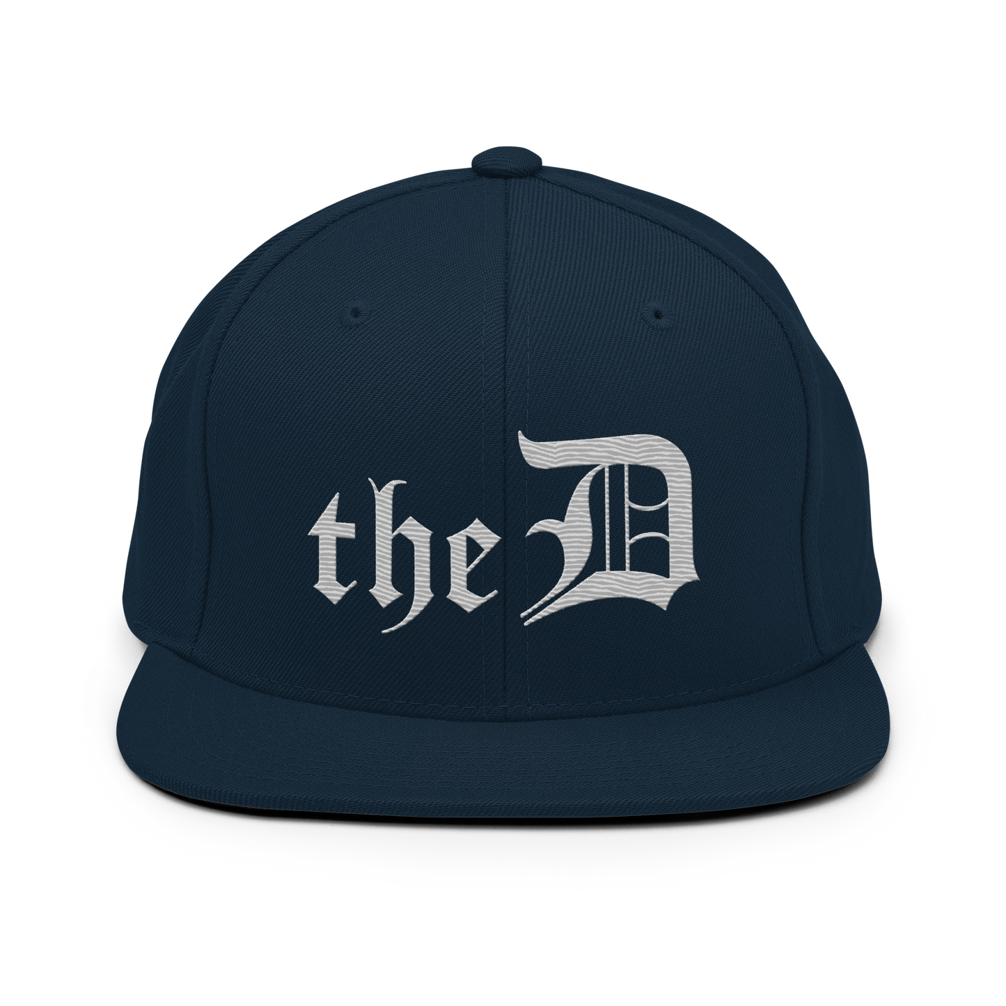 Detroit 'The D' Vintage Snapback | Platinum