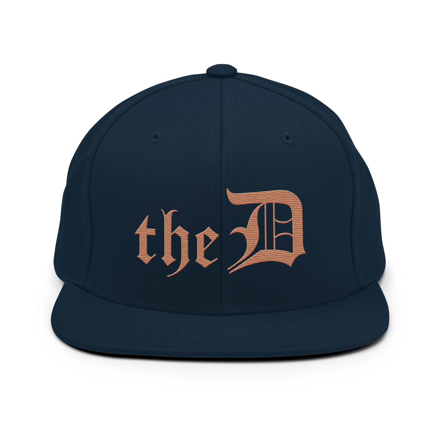 Detroit 'The D' Vintage Snapback | Copper