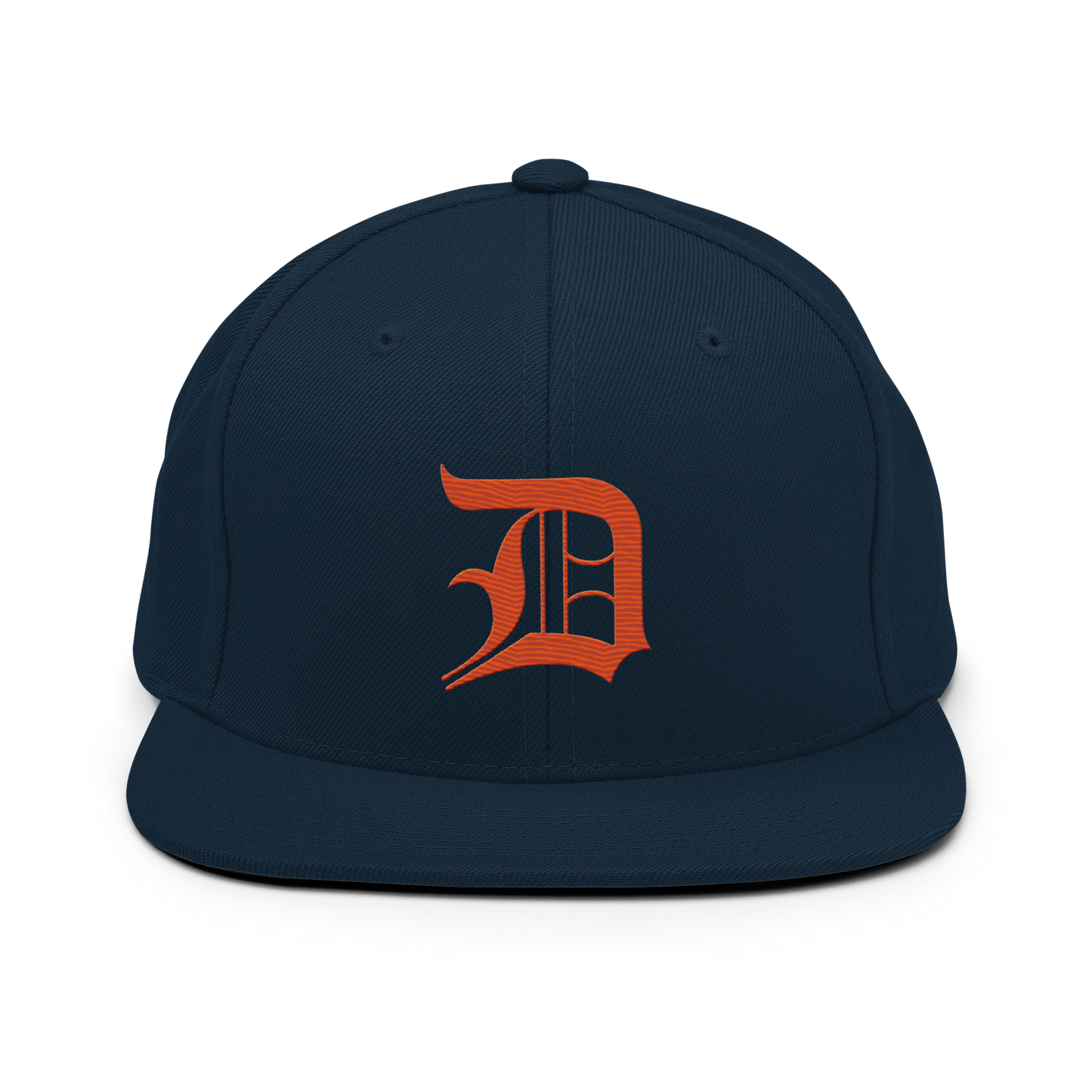 Detroit 'Old English D' Vintage Snapback (Maple Leaf Orange)