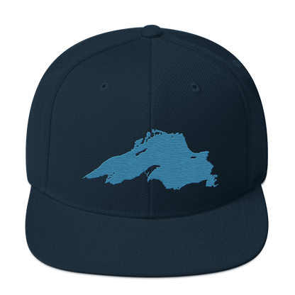 Lake Superior Vintage Snapback | Traverse Blue