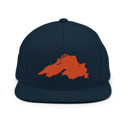 Lake Superior Vintage Snapback | Maple Leaf Orange