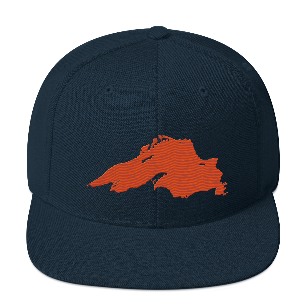 Lake Superior Vintage Snapback | Maple Leaf Orange