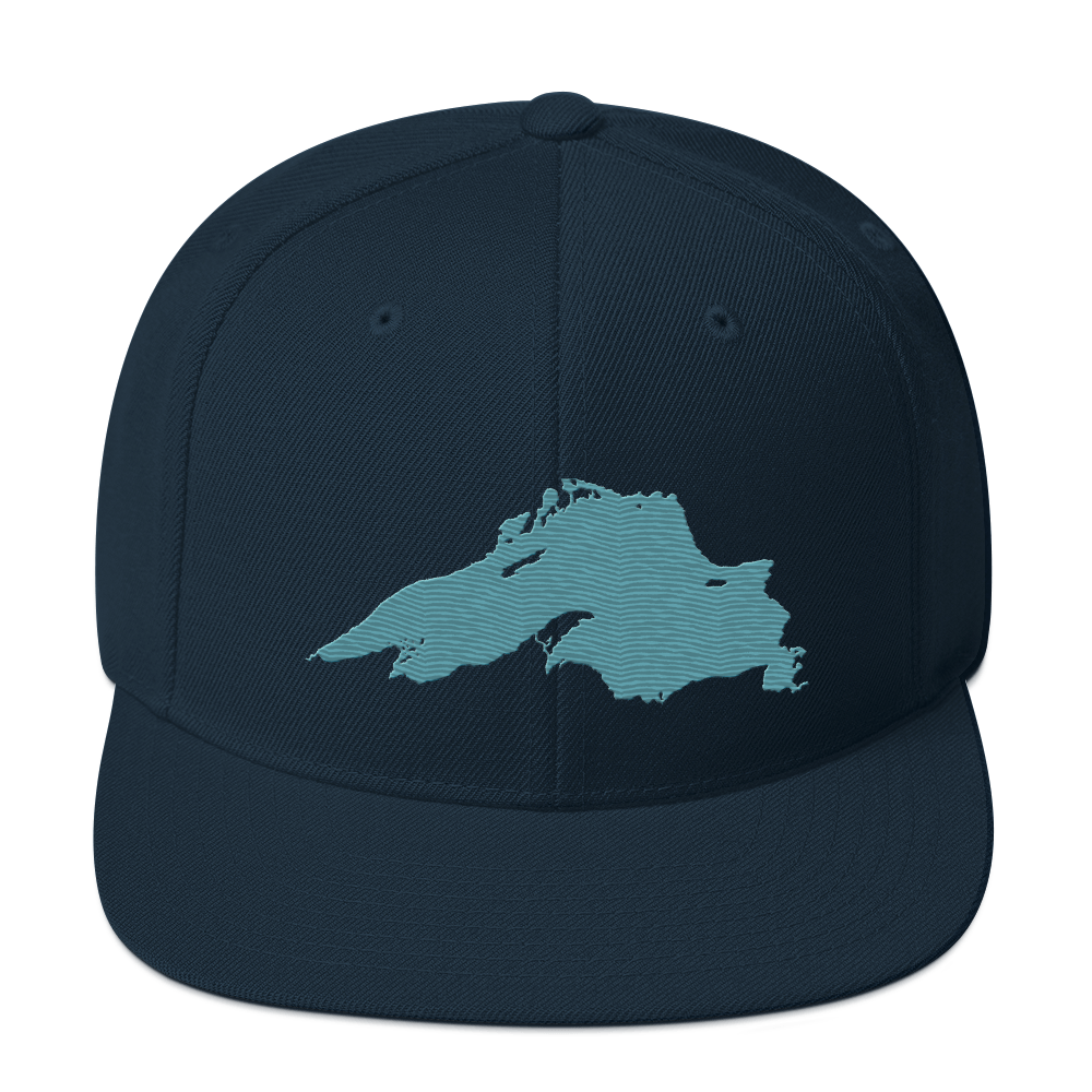 Lake Superior Vintage Snapback | Huron Blue