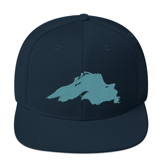 Lake Superior Vintage Snapback | Huron Blue