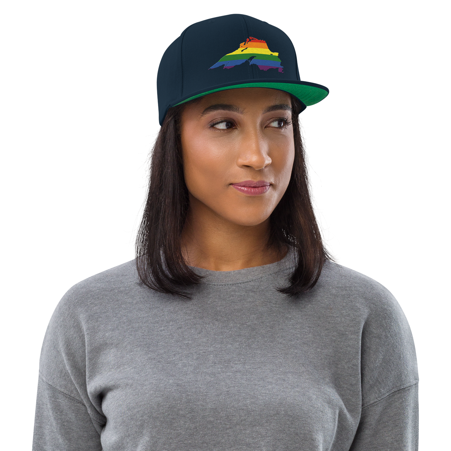 Lake Superior Vintage Snapback | Rainbow Pride Edition