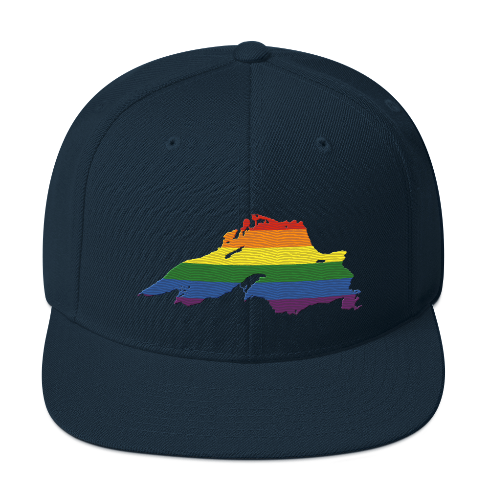 Lake Superior Vintage Snapback | Rainbow Pride Edition