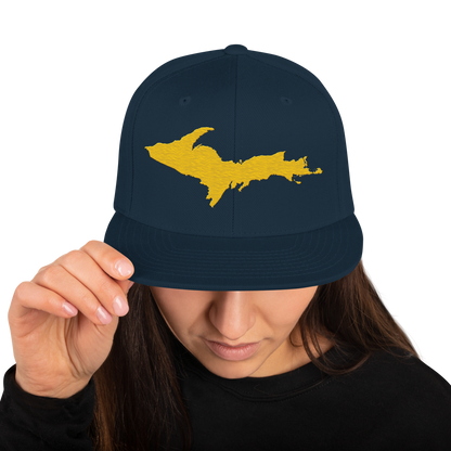 Upper Peninsula Vintage Snapback | Maize