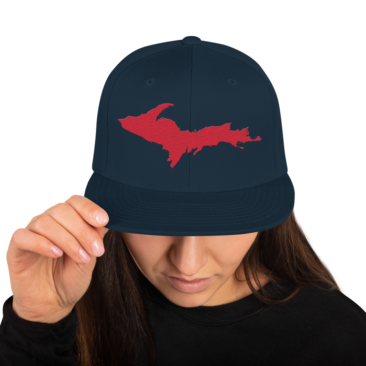 Upper Peninsula Vintage Snapback | Lighthouse Red