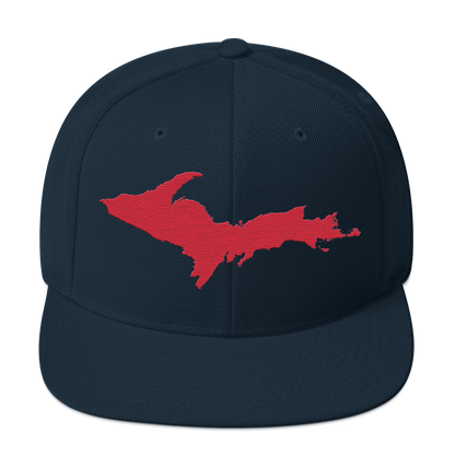 Upper Peninsula Vintage Snapback | Lighthouse Red