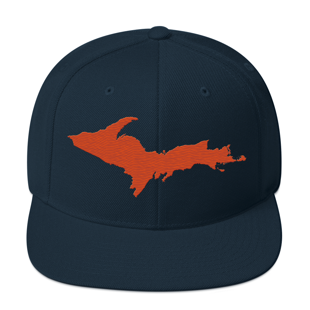 Upper Peninsula Vintage Snapback | Maple Leaf Orange