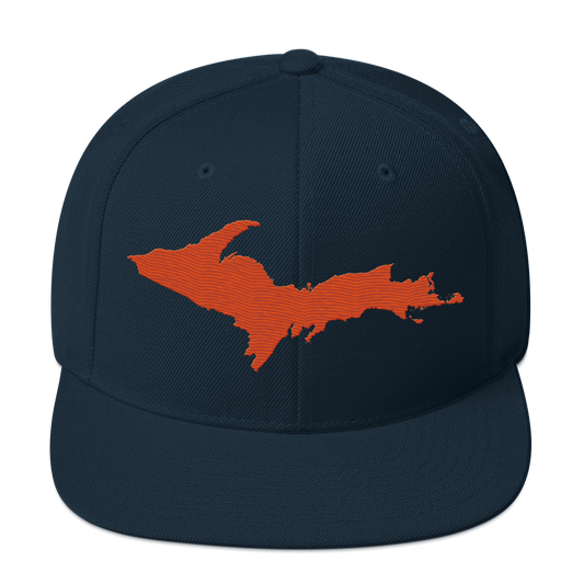 Upper Peninsula Vintage Snapback | Maple Leaf Orange