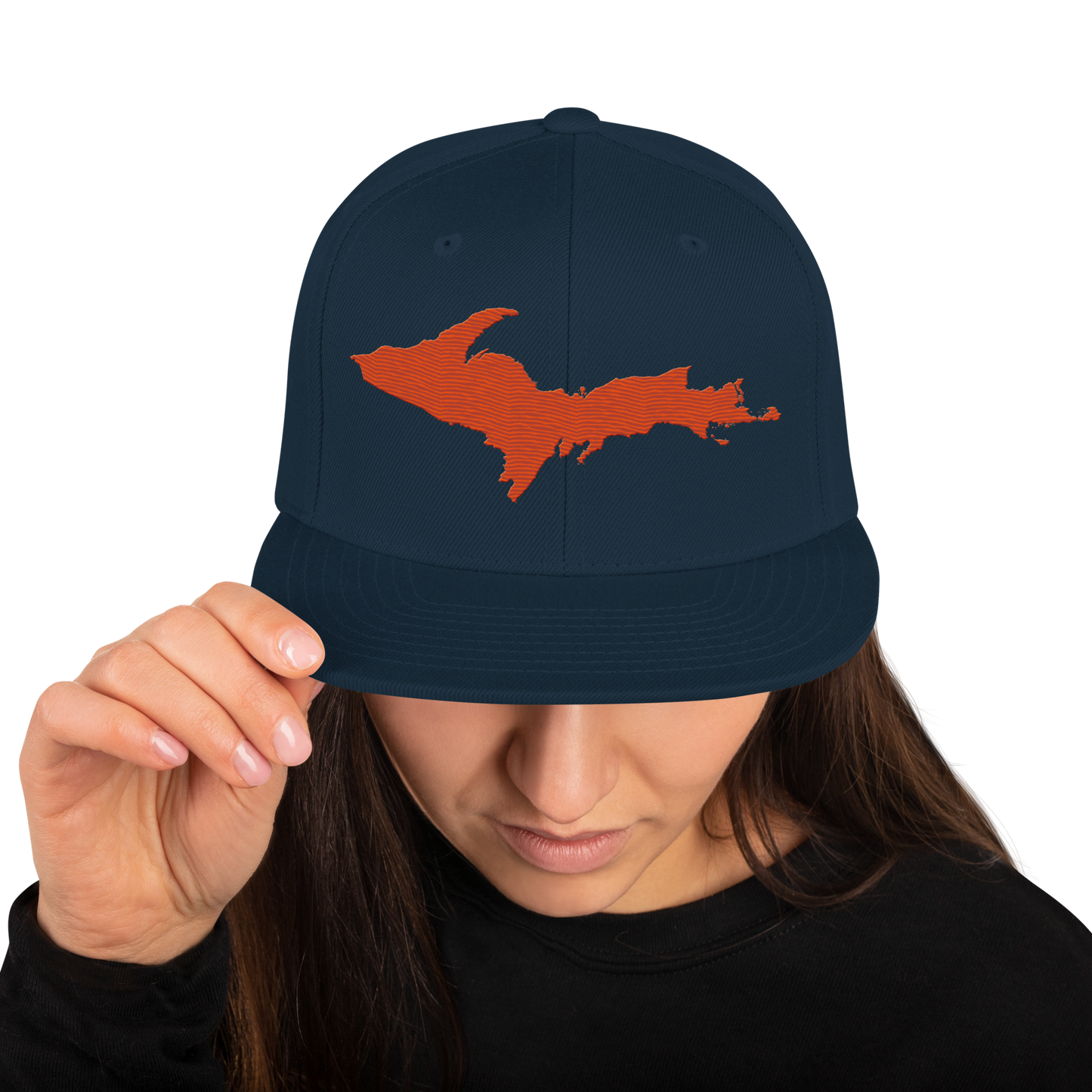 Upper Peninsula Vintage Snapback | Maple Leaf Orange