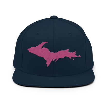 Upper Peninsula Vintage Snapback | Apple Blossom Pink