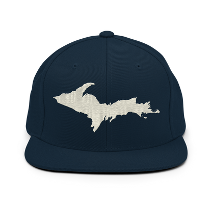 Upper Peninsula Vintage Snapback | Ivory White