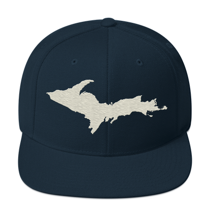 Upper Peninsula Vintage Snapback | Ivory White