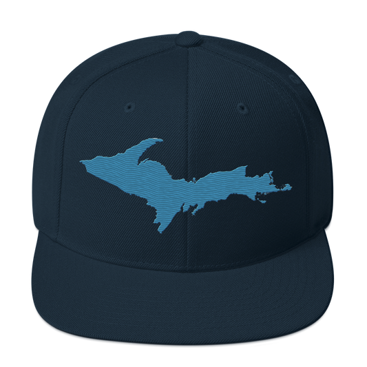 Upper Peninsula Vintage Snapback | Traverse Blue