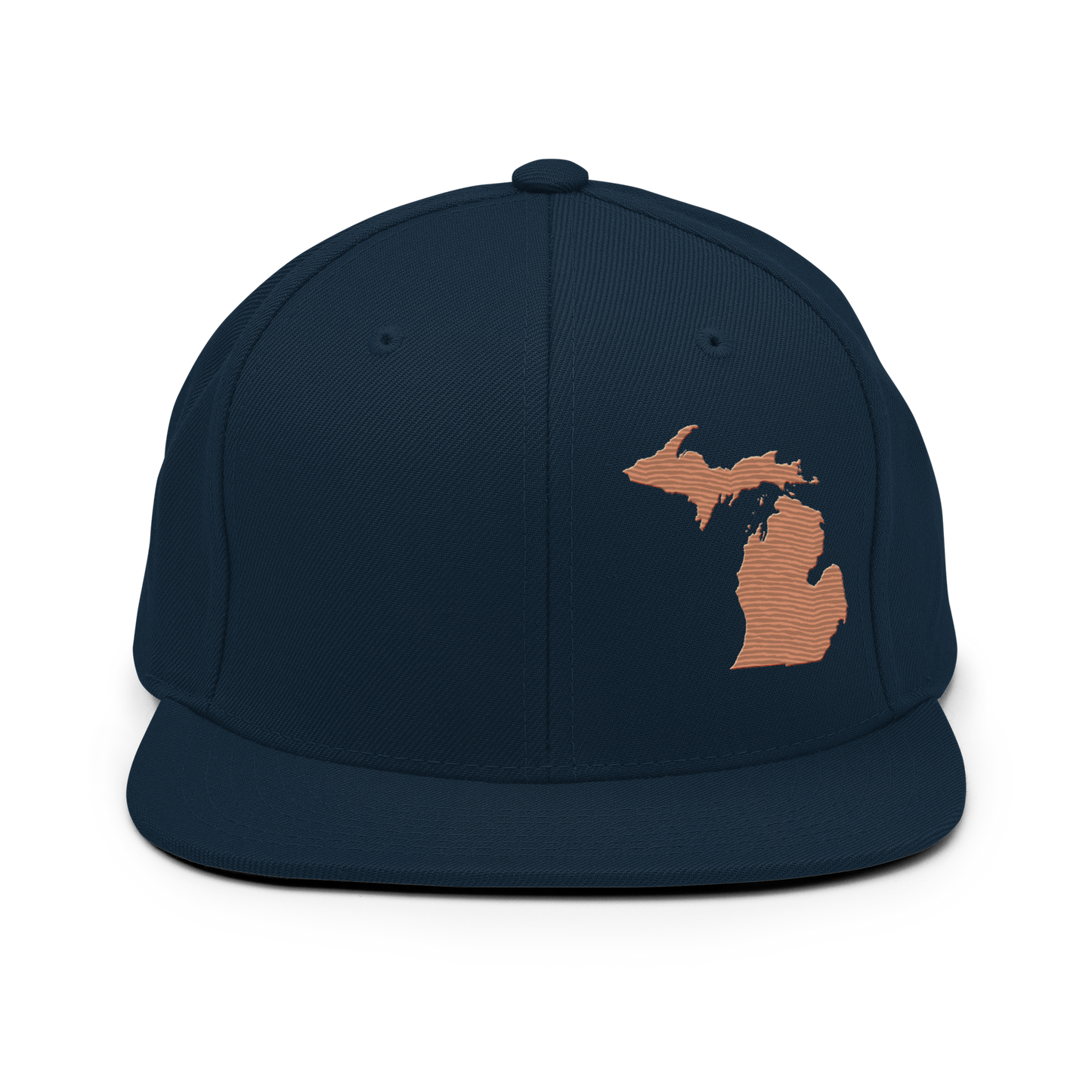 Michigan Vintage Snapback | Copper Outline