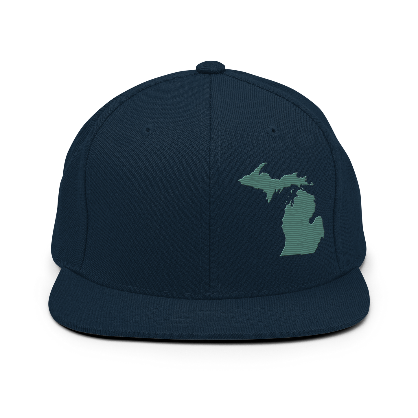 Michigan Vintage Snapback | Copper Green Outline