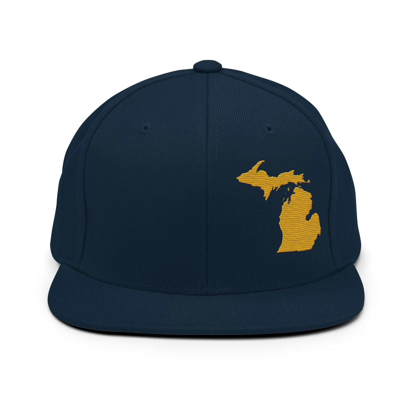 Michigan Vintage Snapback | Gold Outline