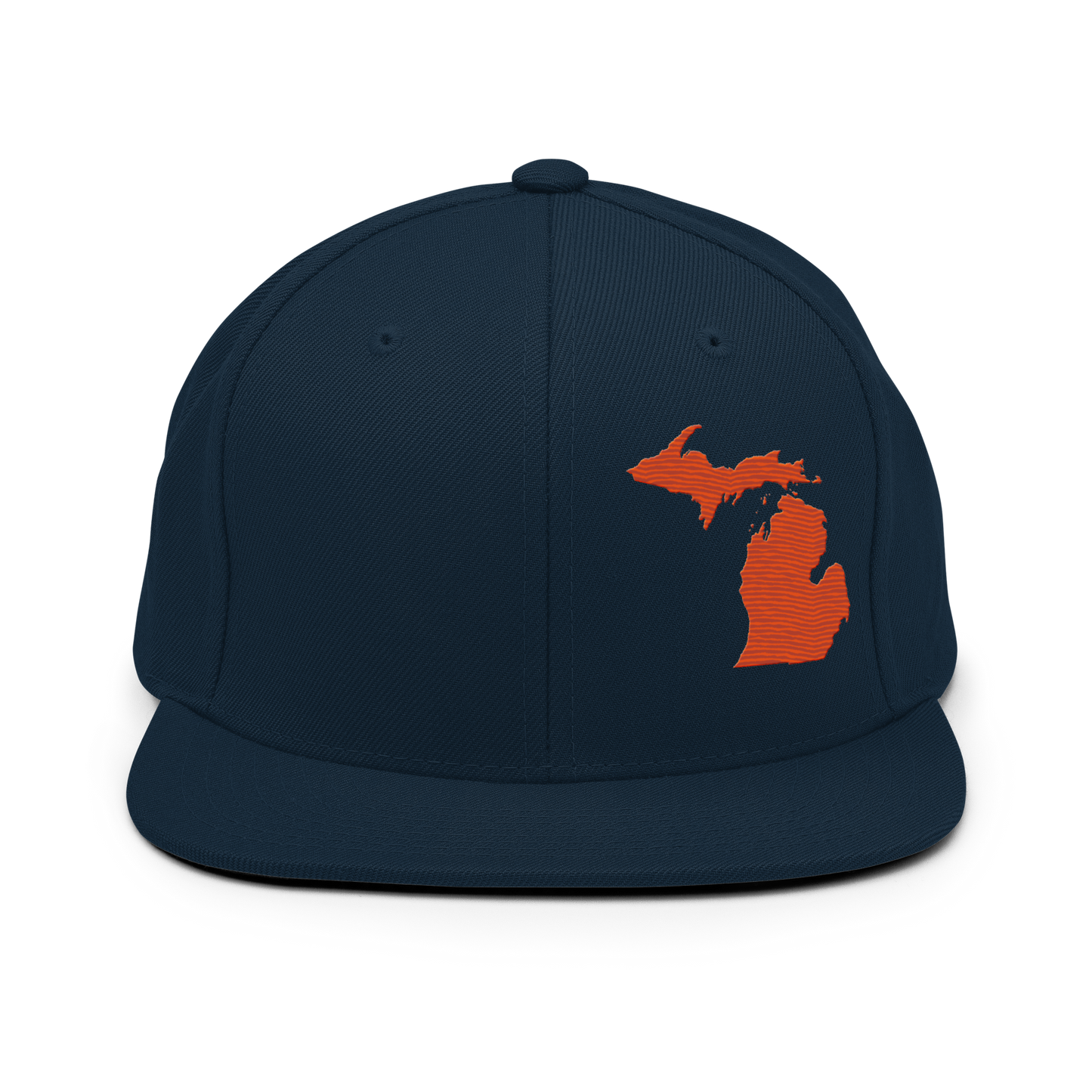 Michigan Vintage Snapback | Maple Leaf Orange Outline