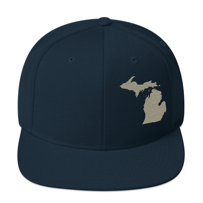 Michigan Vintage Snapback | Petoskey Beige Outline