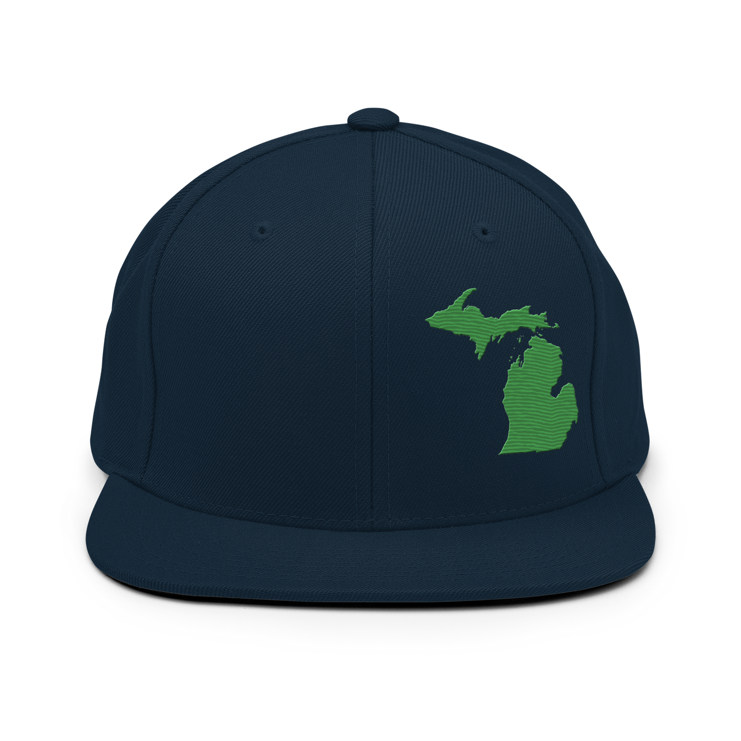 Michigan Vintage Snapback | Shamrock Green Outline