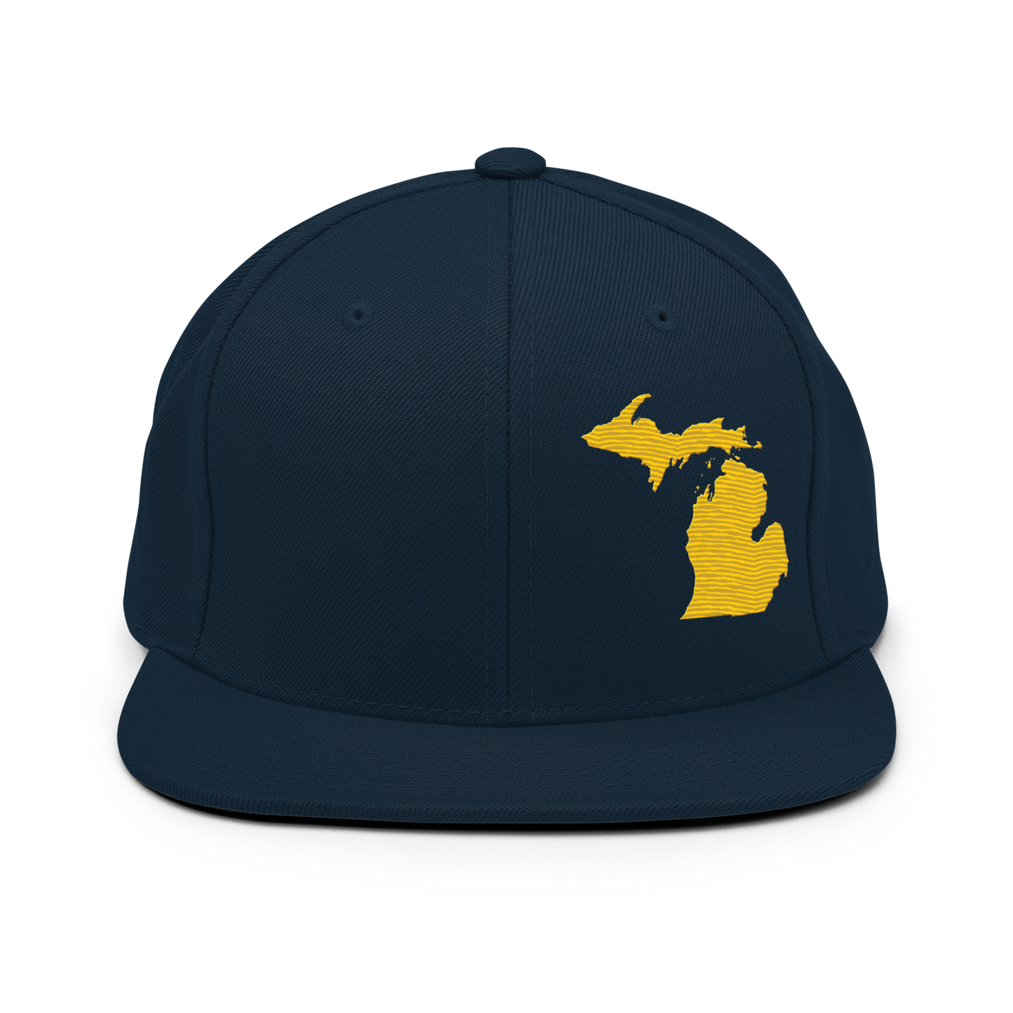 Michigan Vintage Snapback | Maize Outline