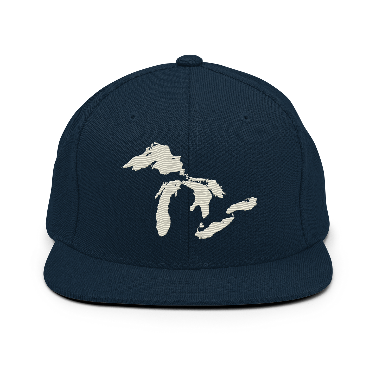 Great Lakes Vintage Snapback | Ivory White