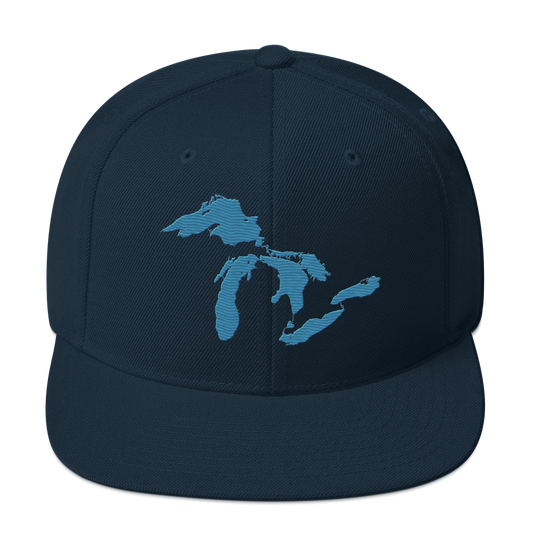 Great Lakes Vintage Snapback | Traverse Blue