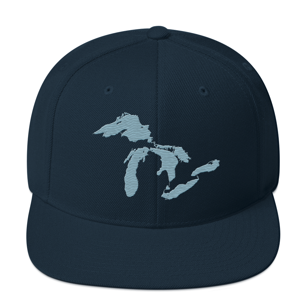 Great Lakes Vintage Snapback | Opal Blue