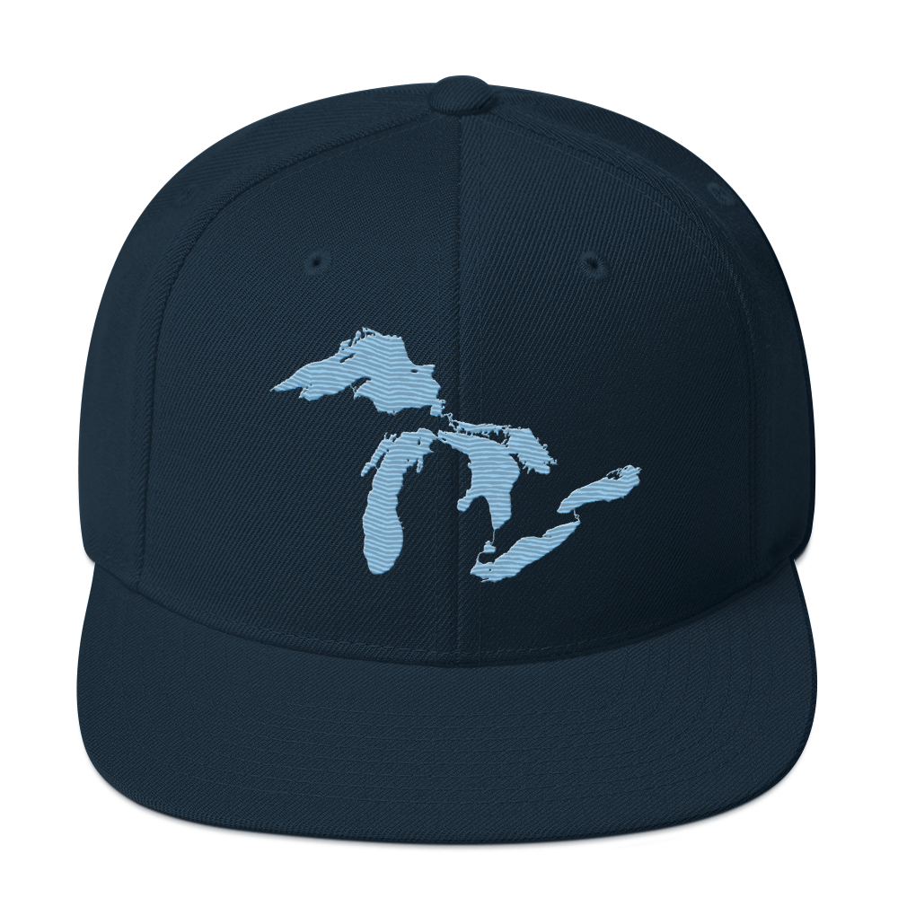 Great Lakes Vintage Snapback | Romulus Blue