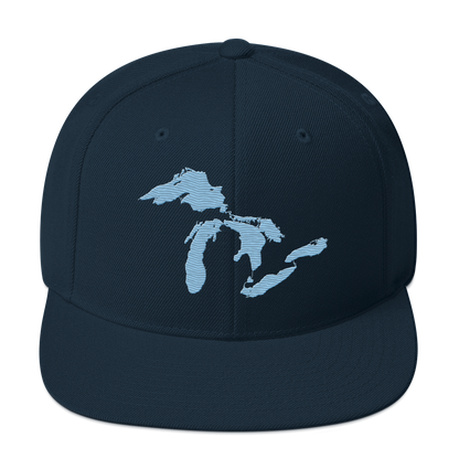 Great Lakes Vintage Snapback | Romulus Blue