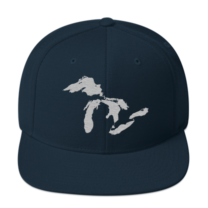 Great Lakes Vintage Snapback | Platinum