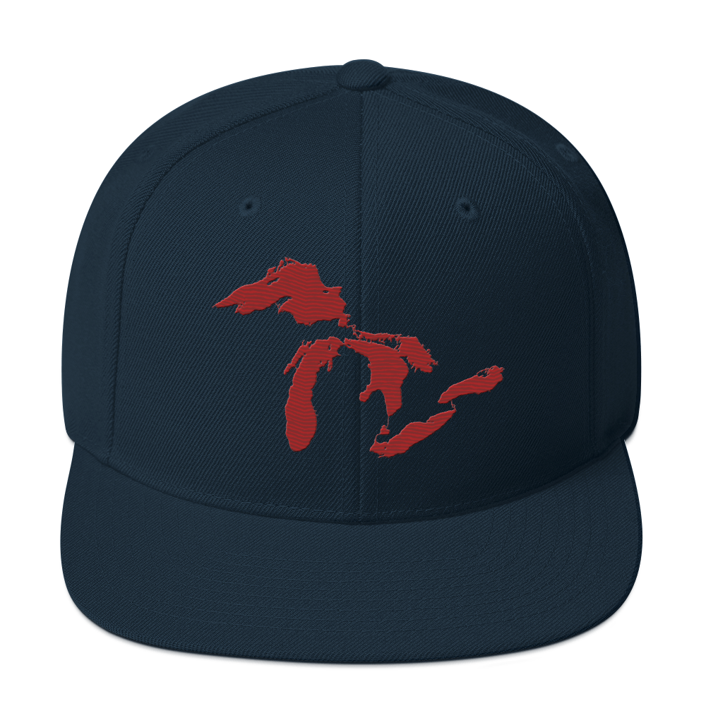 Great Lakes Vintage Snapback | Thimbleberry Red