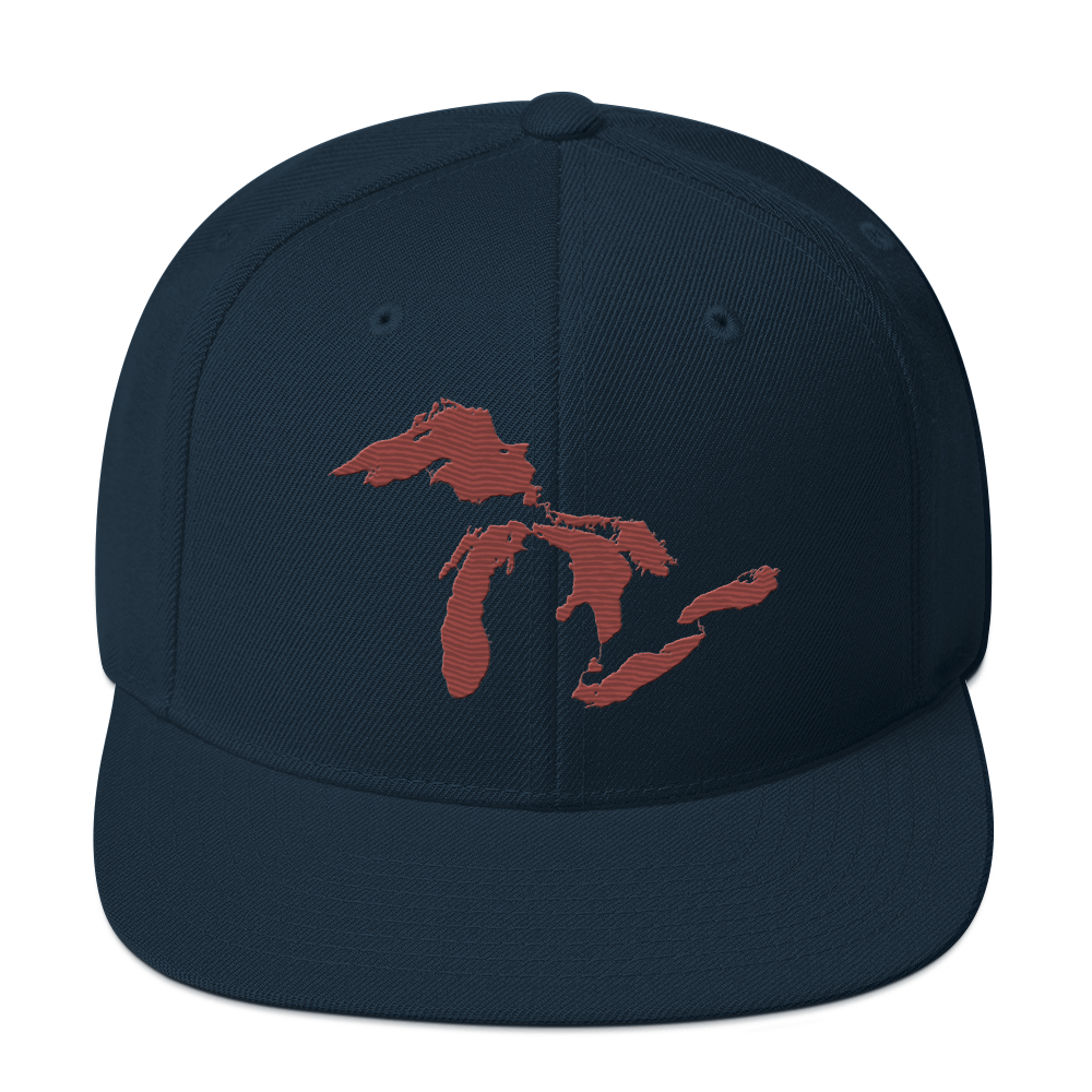 Great Lakes Vintage Snapback | Ore Dock Red