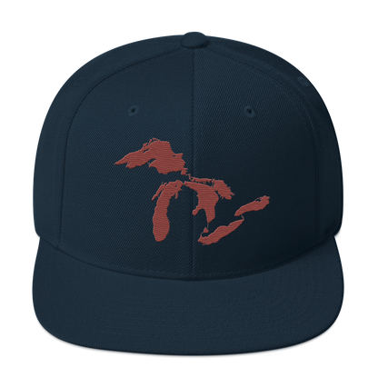 Great Lakes Vintage Snapback | Ore Dock Red