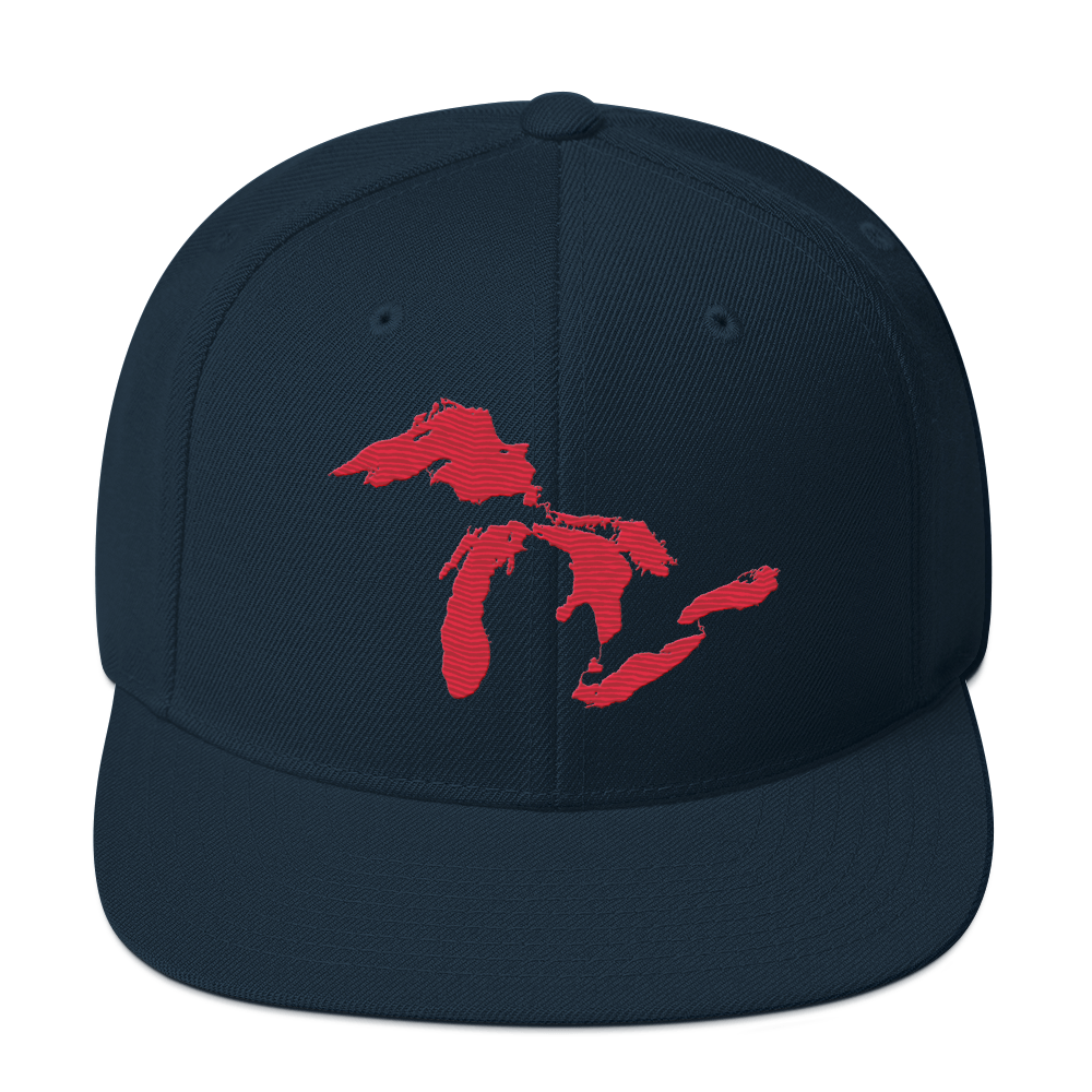 Great Lakes Vintage Snapback | Lighthouse Red