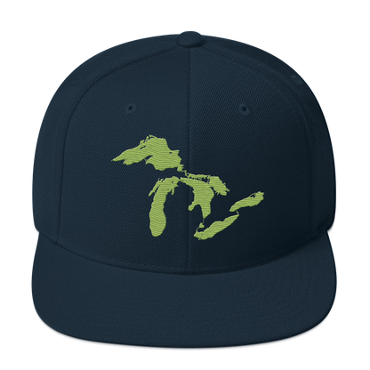 Great Lakes Vintage Snapback | Gooseberry Green