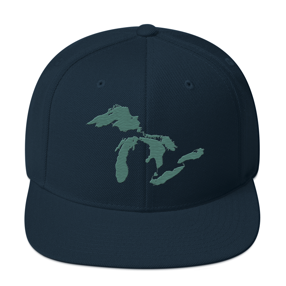 Great Lakes Vintage Snapback | Copper Green